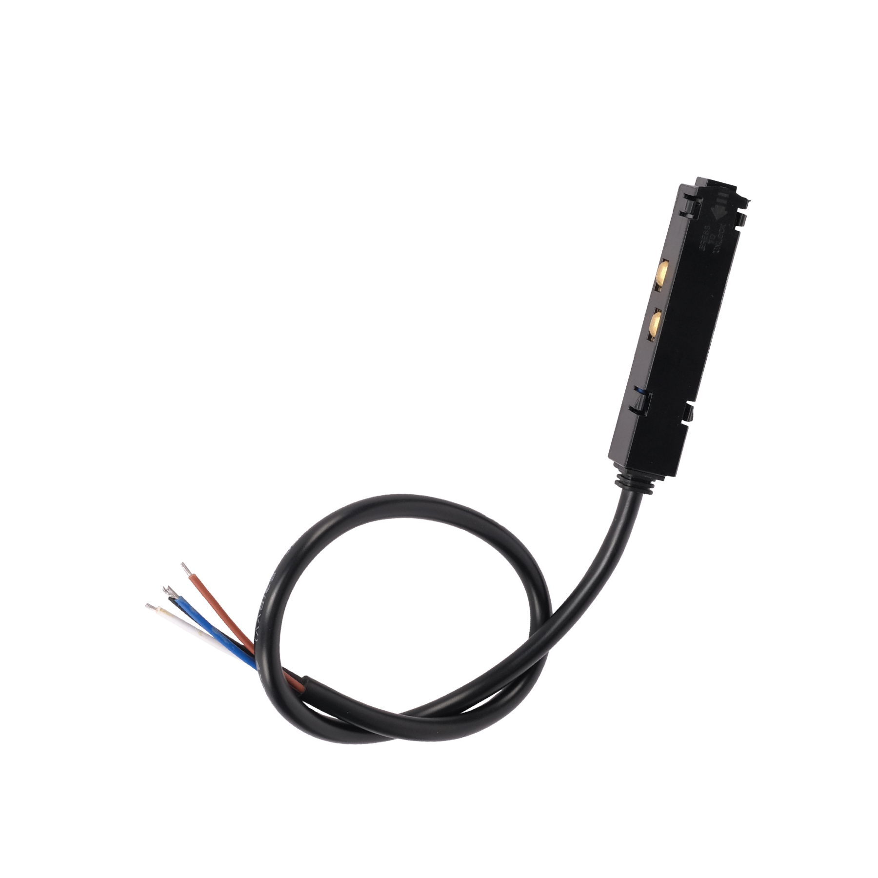 DL40 Magnetik Ray Kablolu Enerji Giriş Soketi