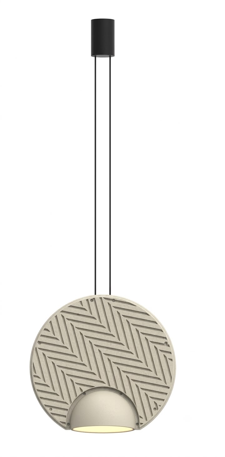 DL10336 Felt Pendant 400mm 12W