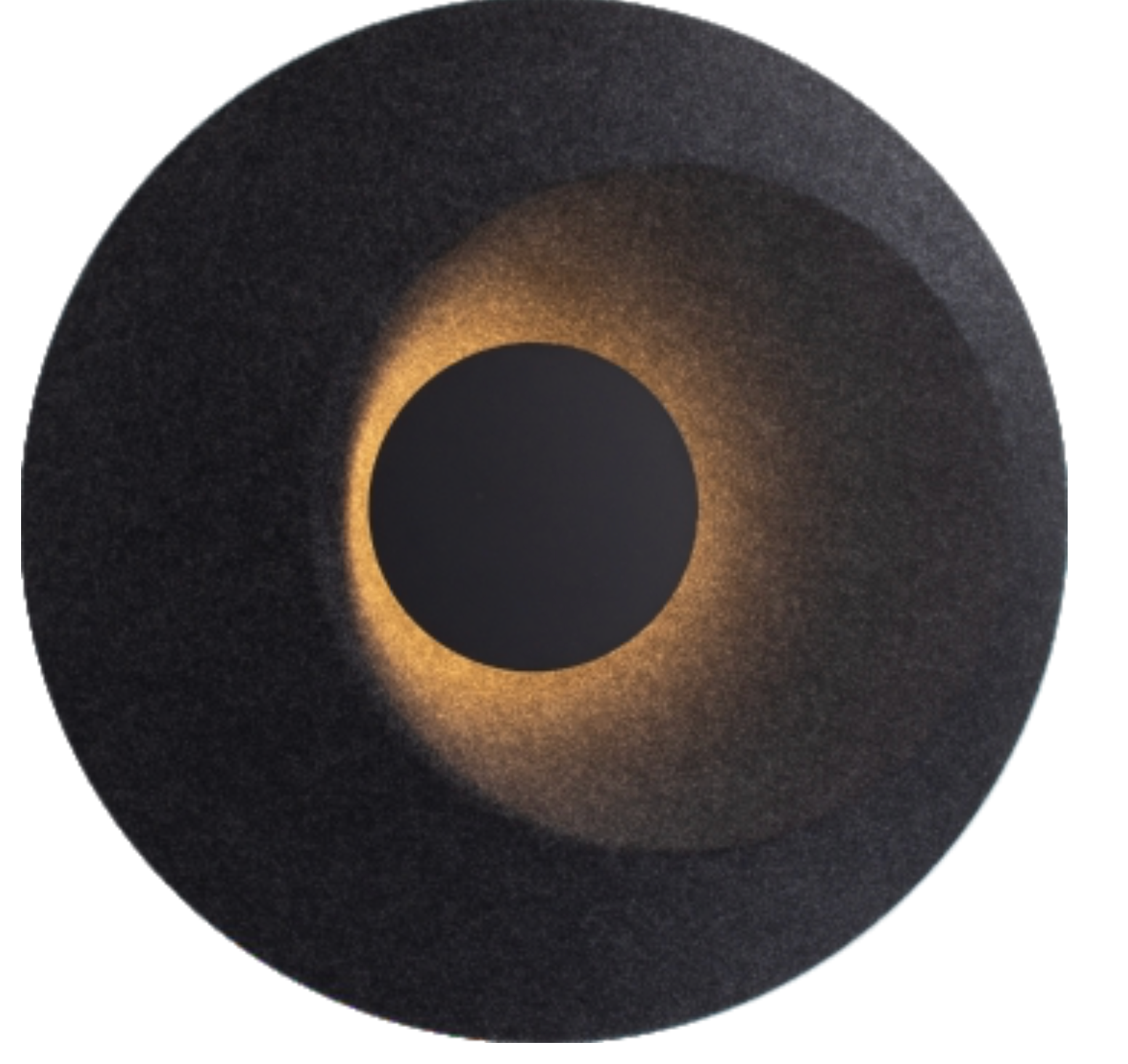 DL10355 Felt Wall Light Ø400mm — Black 5W