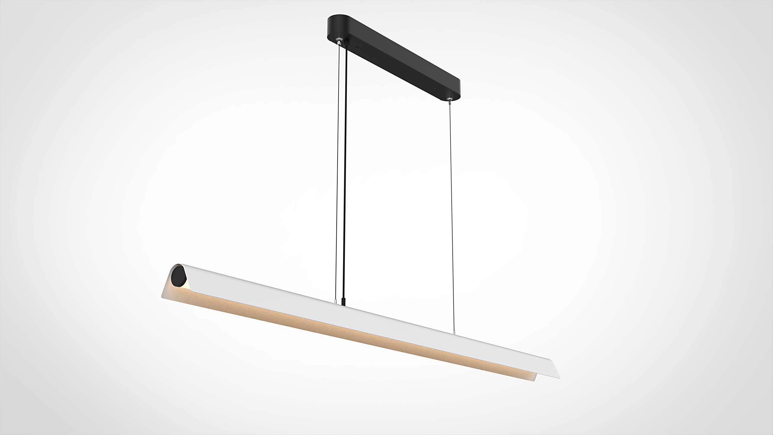 DL10425 LED Linear Pendant Light (V-Profile) 1500mm 40W