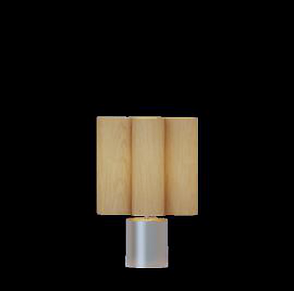 DL12664 Wood Veneer Table Lamp (D350*H468mm, E27 60W)