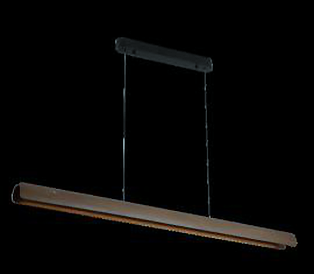 DL12685 Walnut Wood Pendant Light (L1200, LED 20W/24W/28W)
