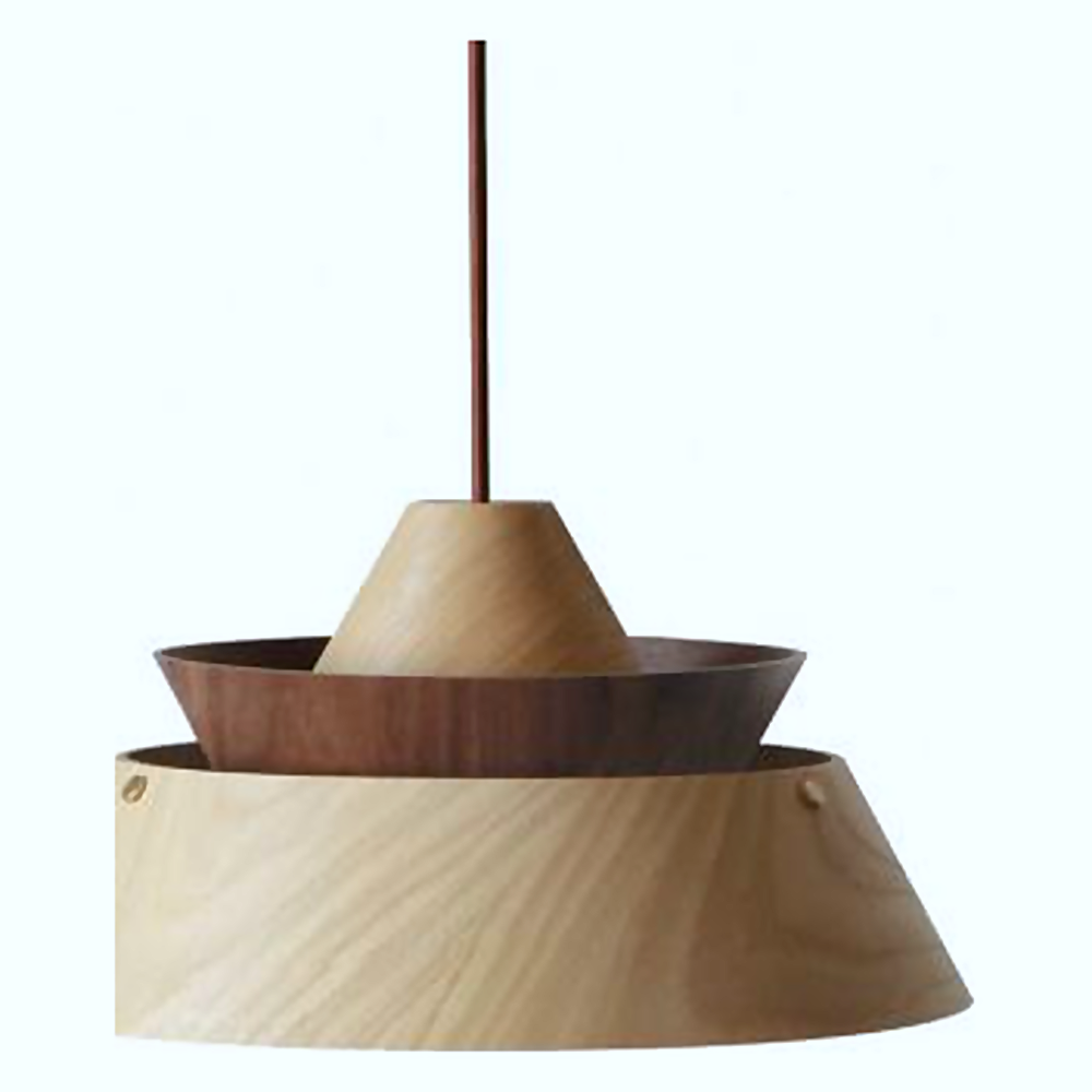 DL12753 Wood Pendant Light (330*230Hmm, E27 60W)