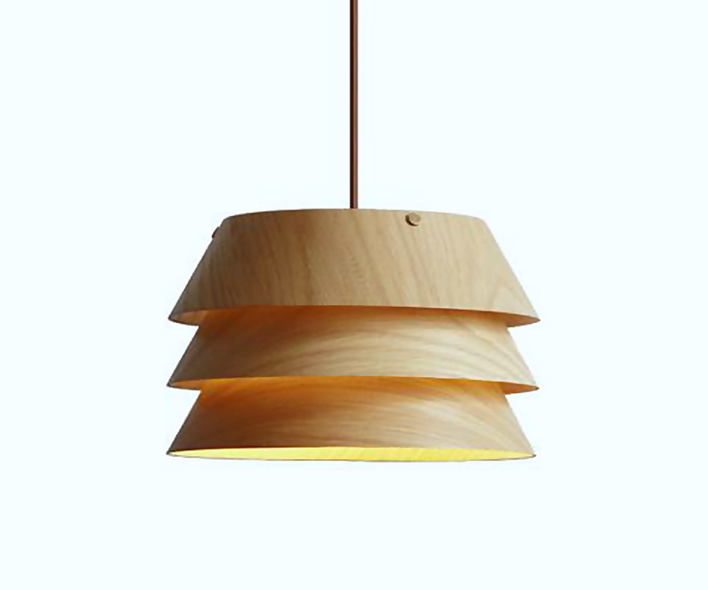 DL12761 Oak Wood Pendant Light (270*170Hmm, E27 60W)