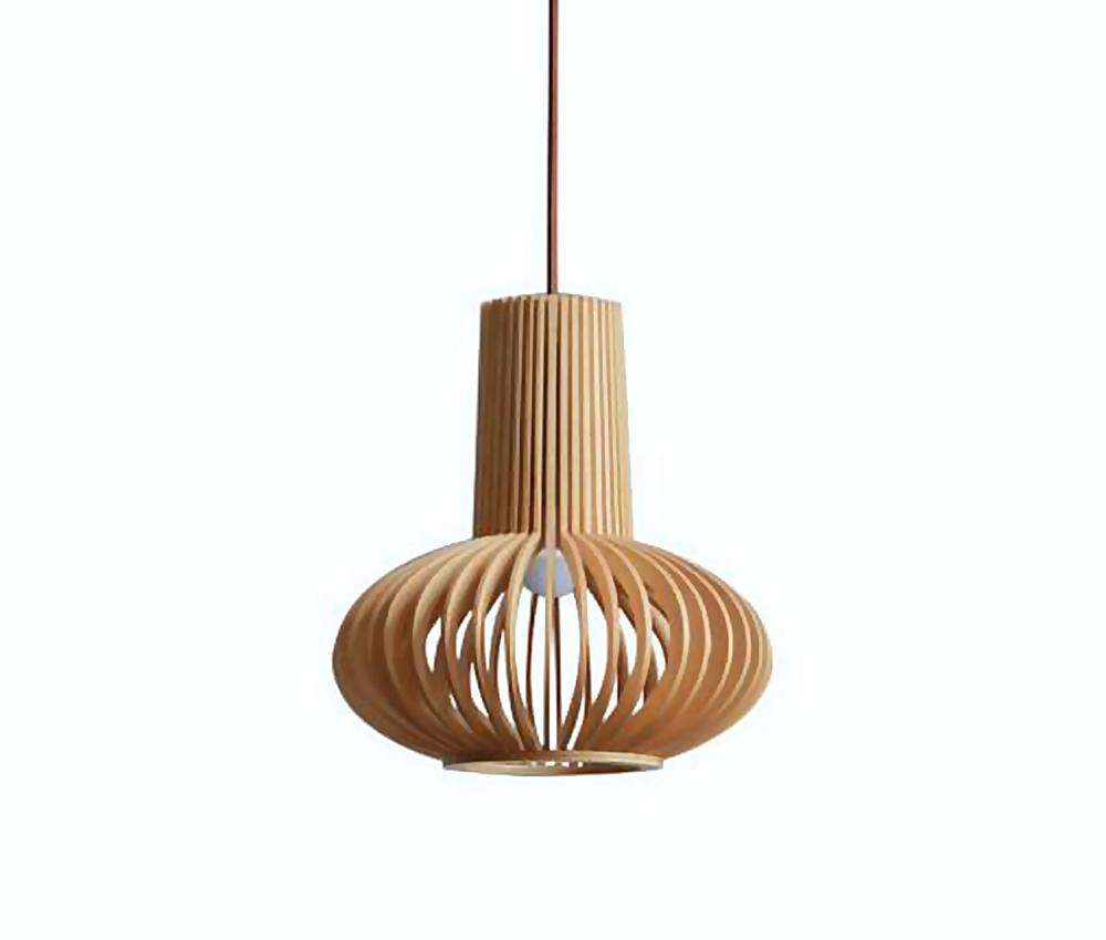 DL12796 Plywood Pendant Light (D250*270Hmm, E27 60W)