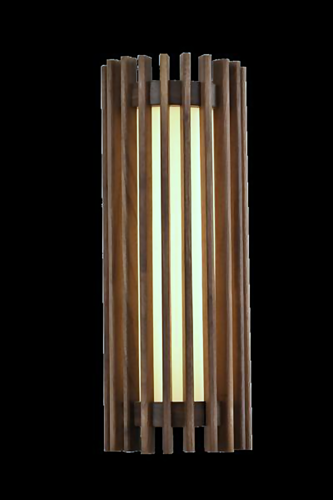 DL12832 Walnut Wood Wall Light (W150*400Hmm, LED 12W)