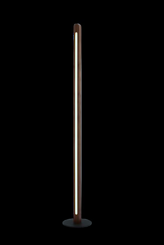 DL12836 Walnut Wood & Metal Base Floor Lamp (40*45*1200, LED 20W/25W)