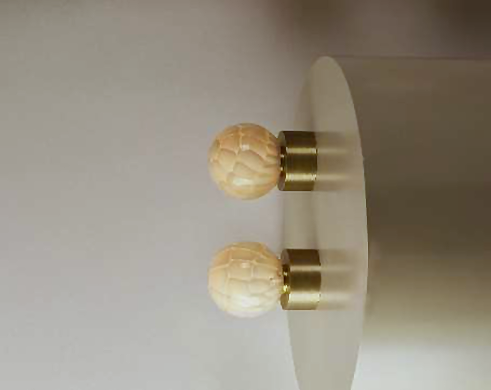 DL13174 Honeycomb Textured Glass Ball Pendant