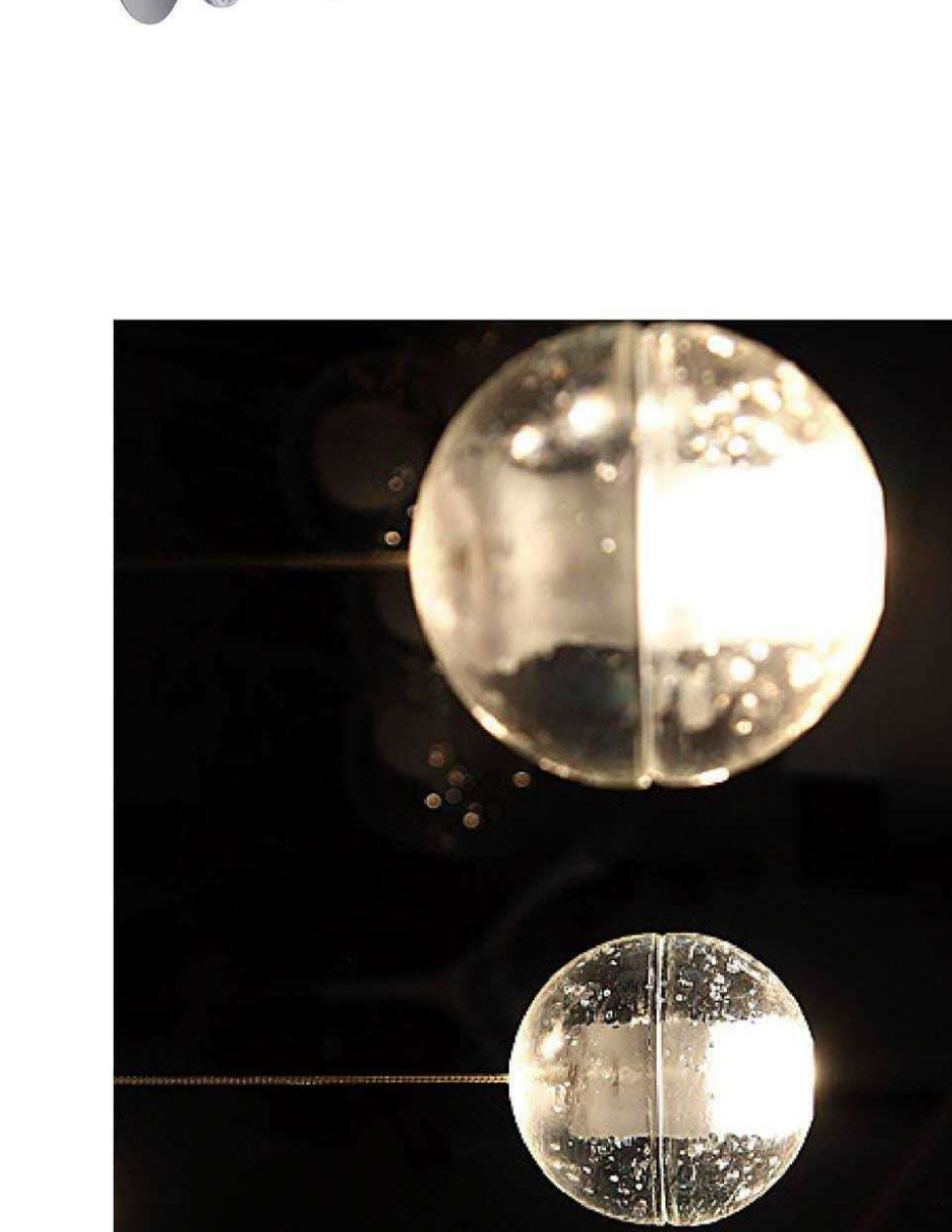 DL13295 Clear Glass Ball Pendant (D105mm)