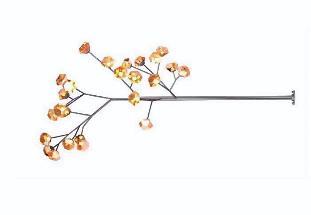 DL13318 Crystal Blossom Branch Chandelier (10-light)
