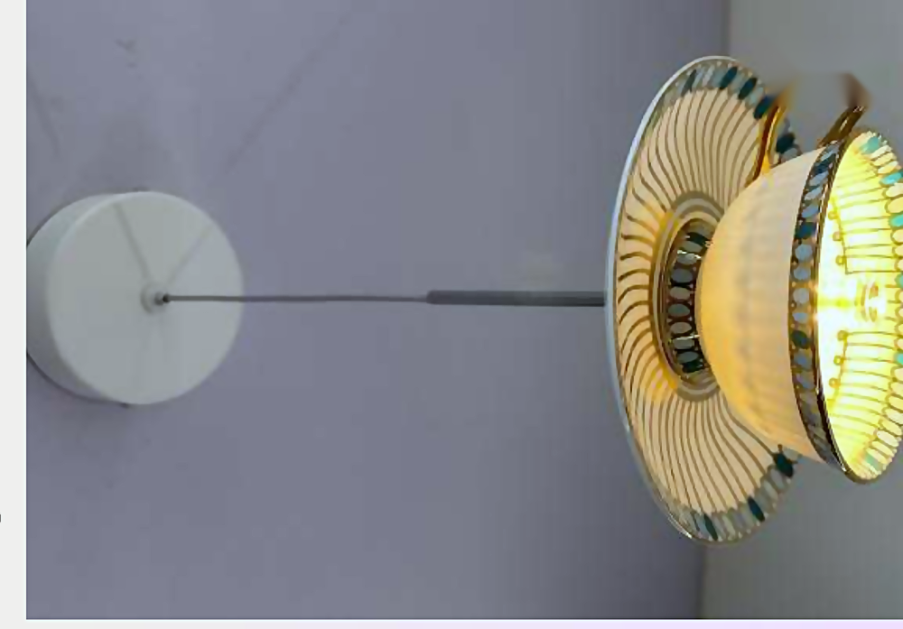 DL13709 Decorative Porcelain Wall Lamp (G4)