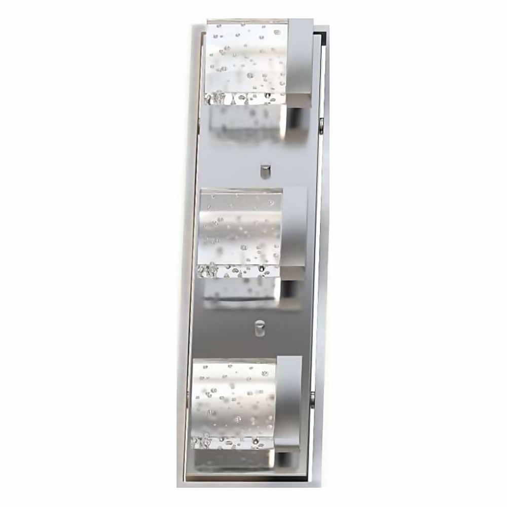 DL13735 Crystal Bubble LED Vanity Wall Light, 3-Light (W24")