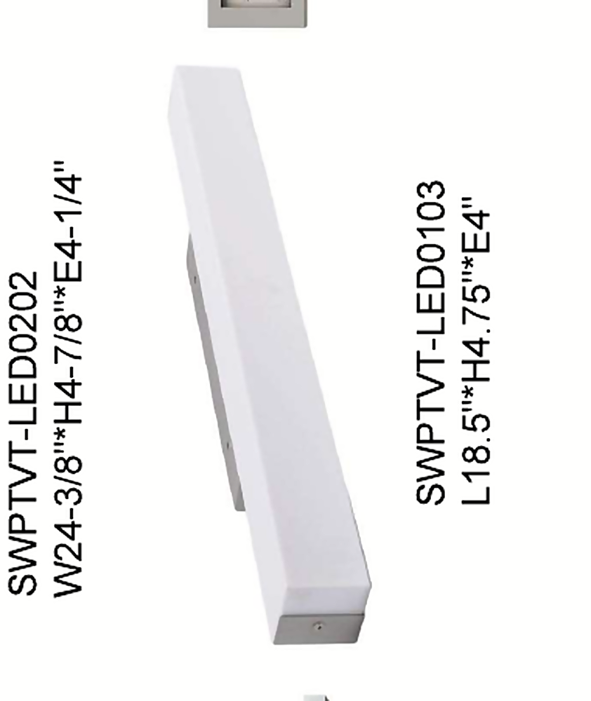 DL13747 LED Linear Wall Light, Frosted