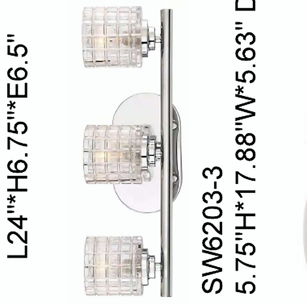 DL13818 3-Light Decorative Wall Sconce