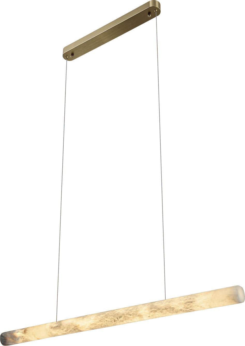 DL13916 Linear Alabaster Bar Pendant Light
