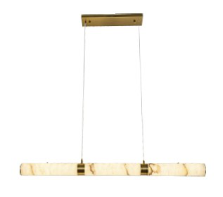 DL13922 Segmented Alabaster Bar Pendant Light