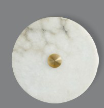 DL13925 Alabaster Disc Wall Lamp