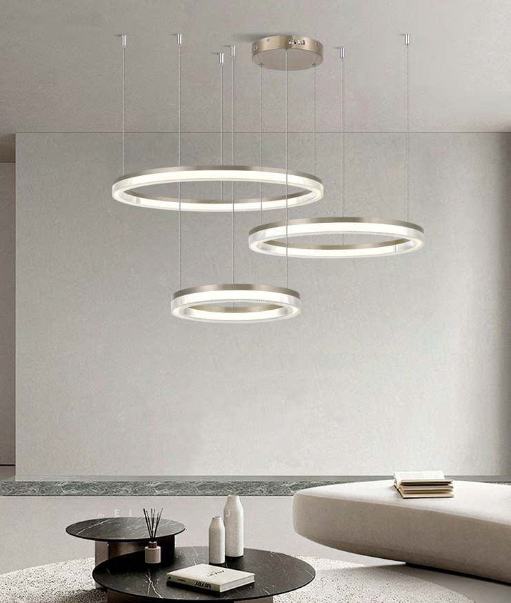 DL14151 Modern Pendant Light (D600×H1200mm · LED 30W)