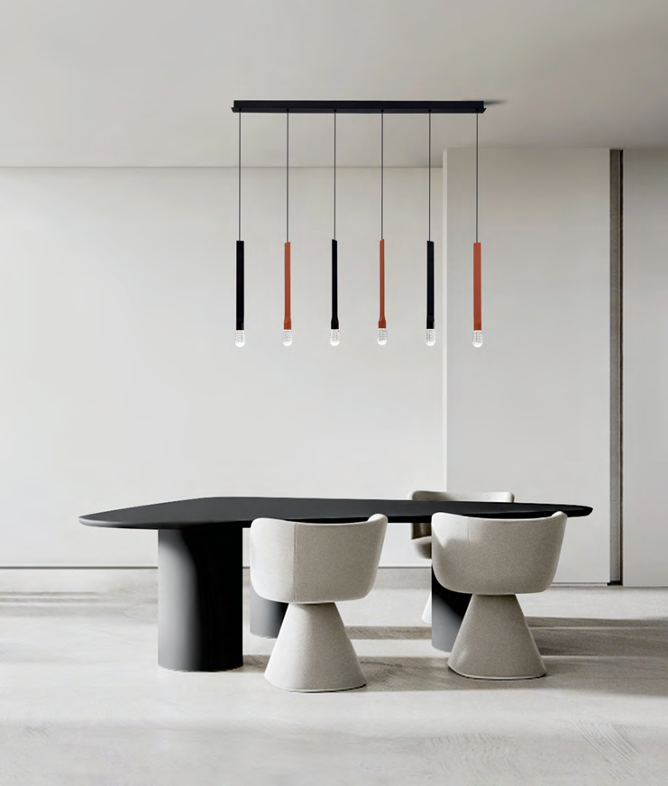 DL14219 Modern Pendant Light (D45×H1500mm · LED 5W)