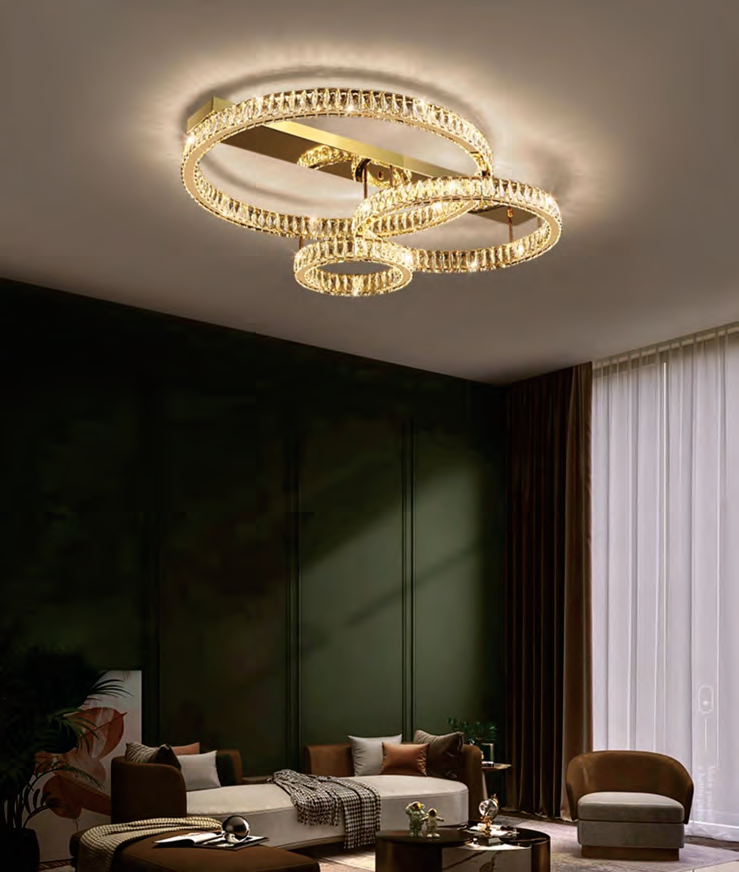 DL14222 Modern Pendant Light (Φ400+600+800mm · LED 75W)