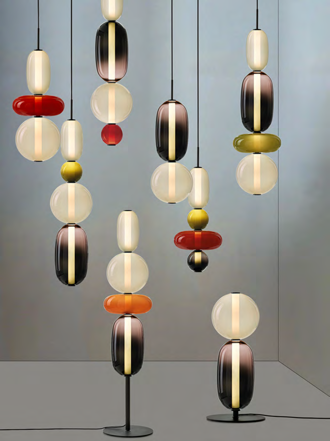 DL14337 Modern Pendant Light (D200×H541mm · LED 7W)