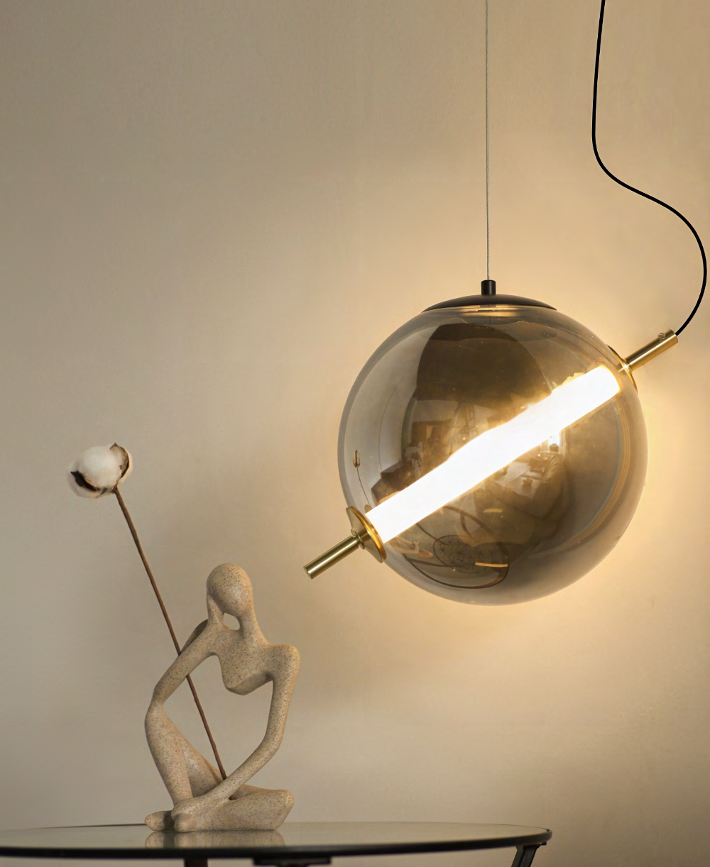 DL14342 Modern Pendant Light (D200×H1200mm · LED 6W)