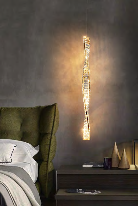 DL14468 Modern Pendant Light (D76×H500×W110mm · LED 10W)