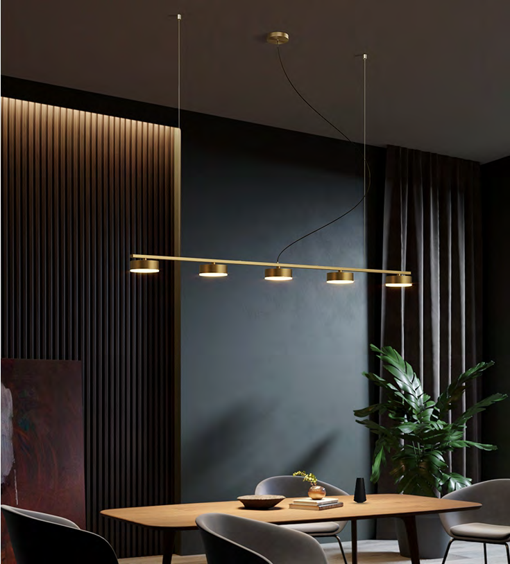 DL14603 Modern Linear Pendant Light (L1180×H1200mm)