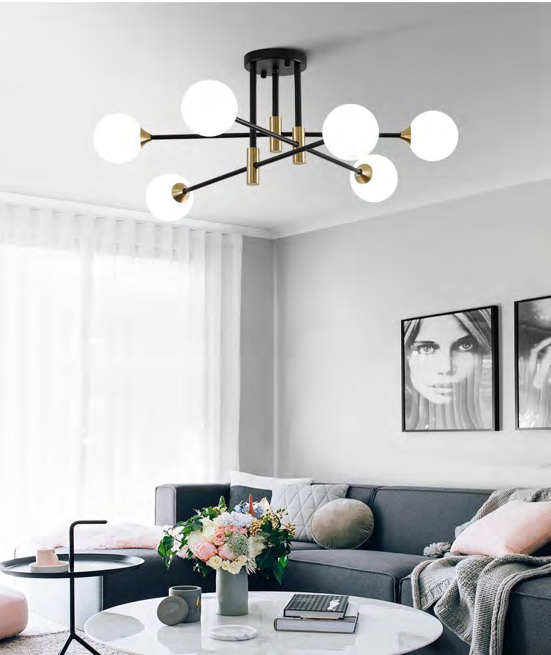 DL14699 Modern Pendant Light (L1200×H700mm · G9x3)