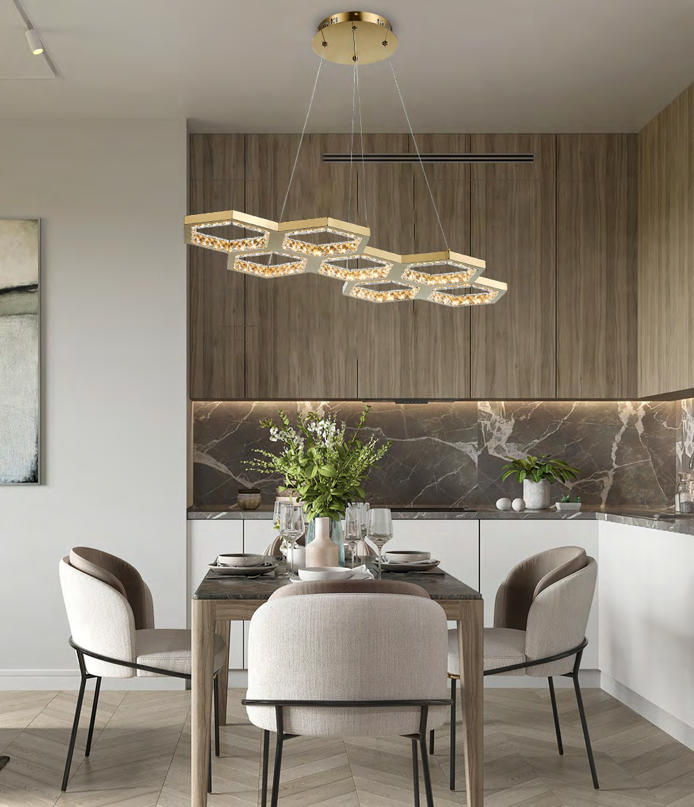 DL14774 Modern Pendant Light (Ø500×H1200mm · SMD 33W)