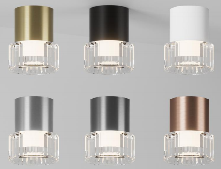 DL14803 Glass Cylinder Surface Ceiling Light (⌀80mm)