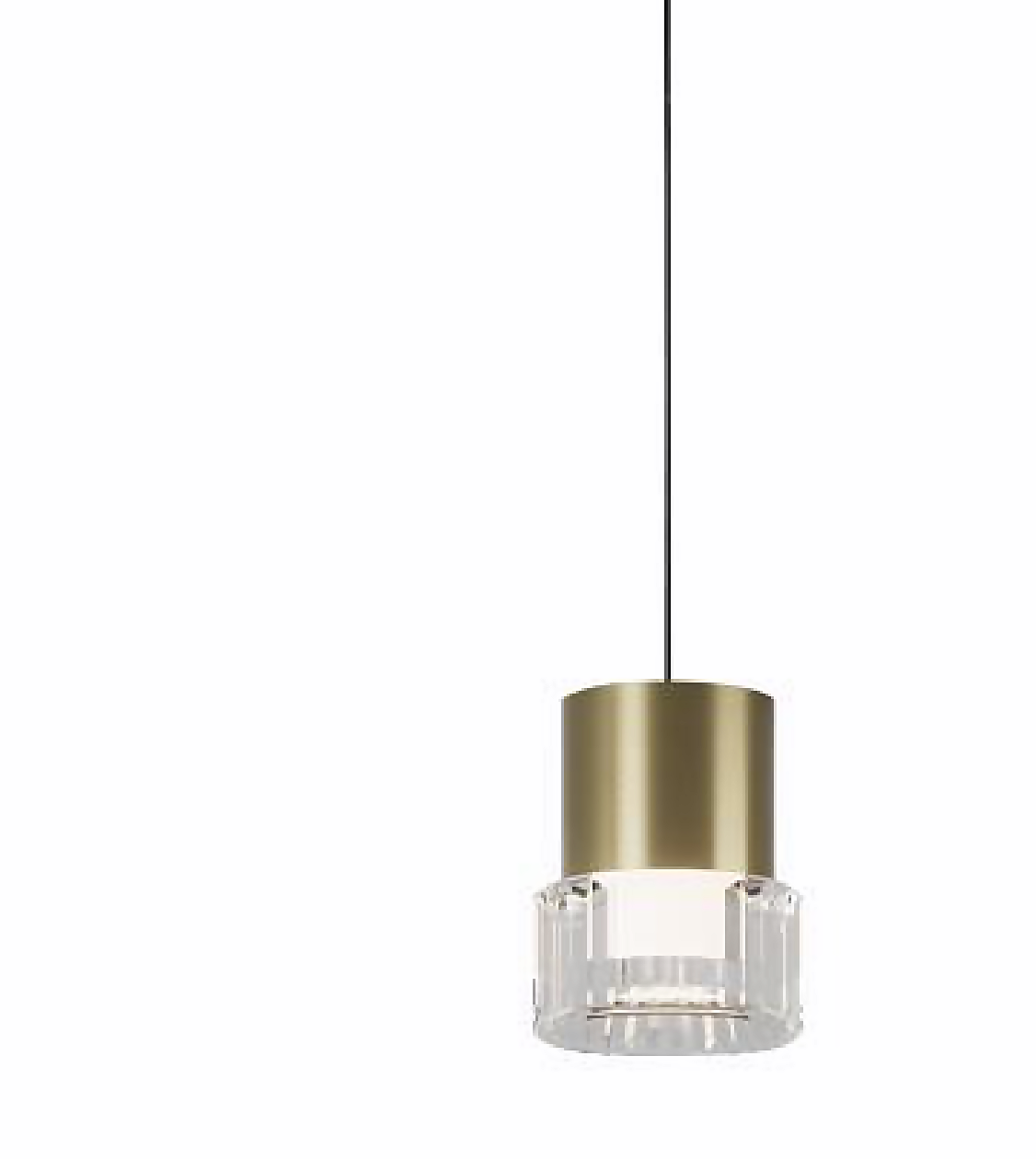 DL14804 Glass Cylinder Pendant Light (⌀80mm)