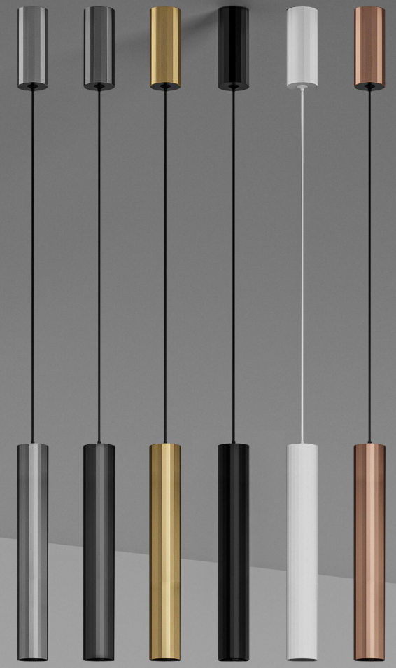 DL14814 Slim Tube Pendant Light (⌀40×H190mm)