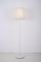 DL14844 Ribbed Cage Shade Floor Lamp