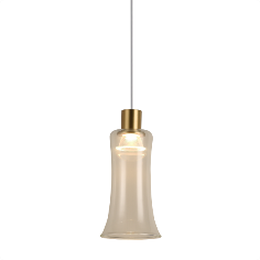 DL14862 Clear Glass Bell Pendant Light
