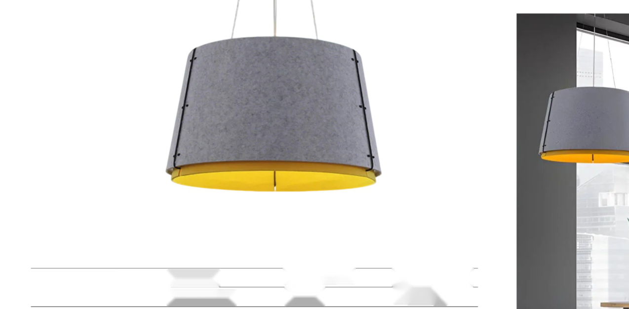 DL14970 Round Acoustic Felt Pendant Light