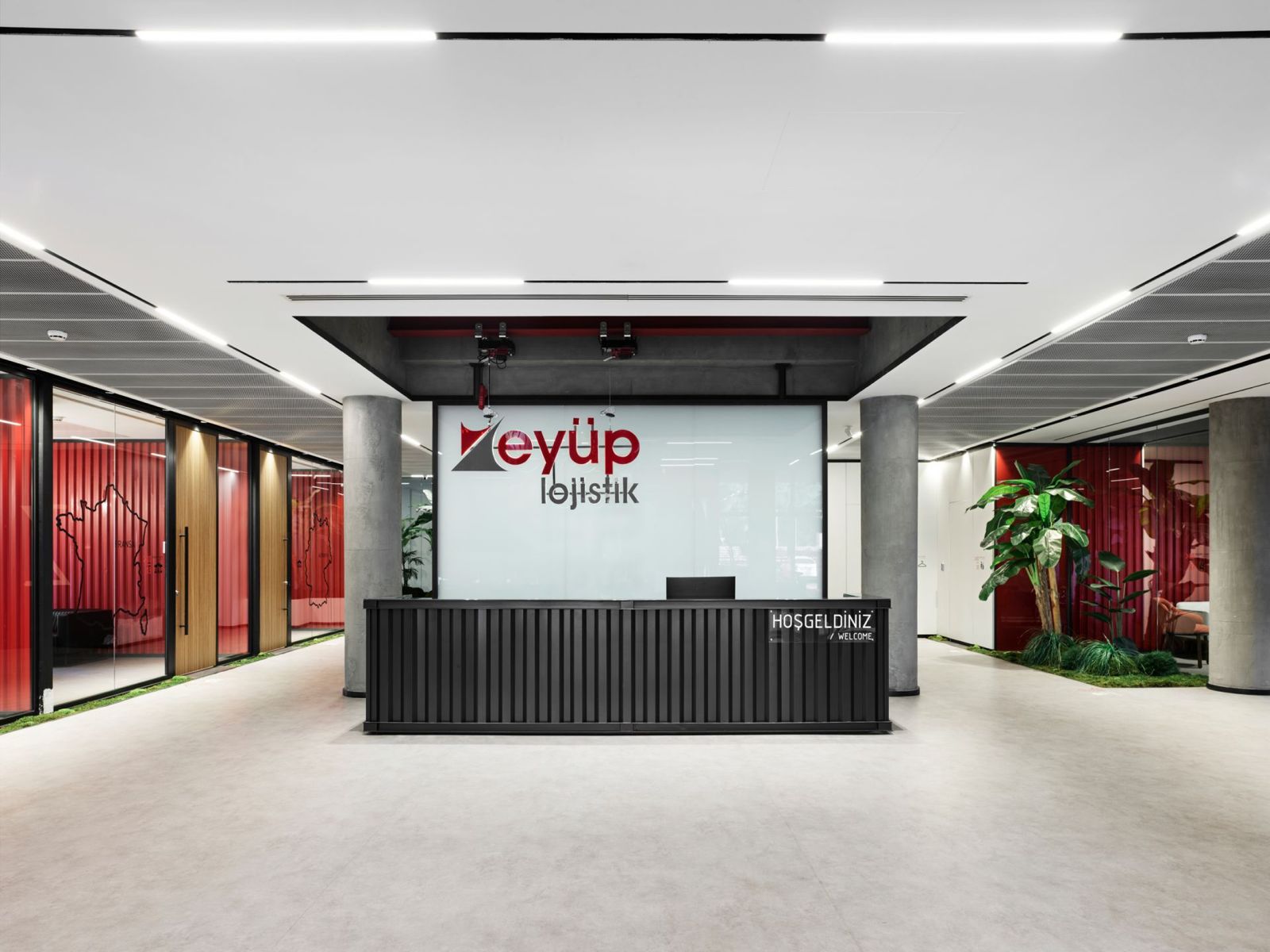 Eyüp Lojistik lighting showcase