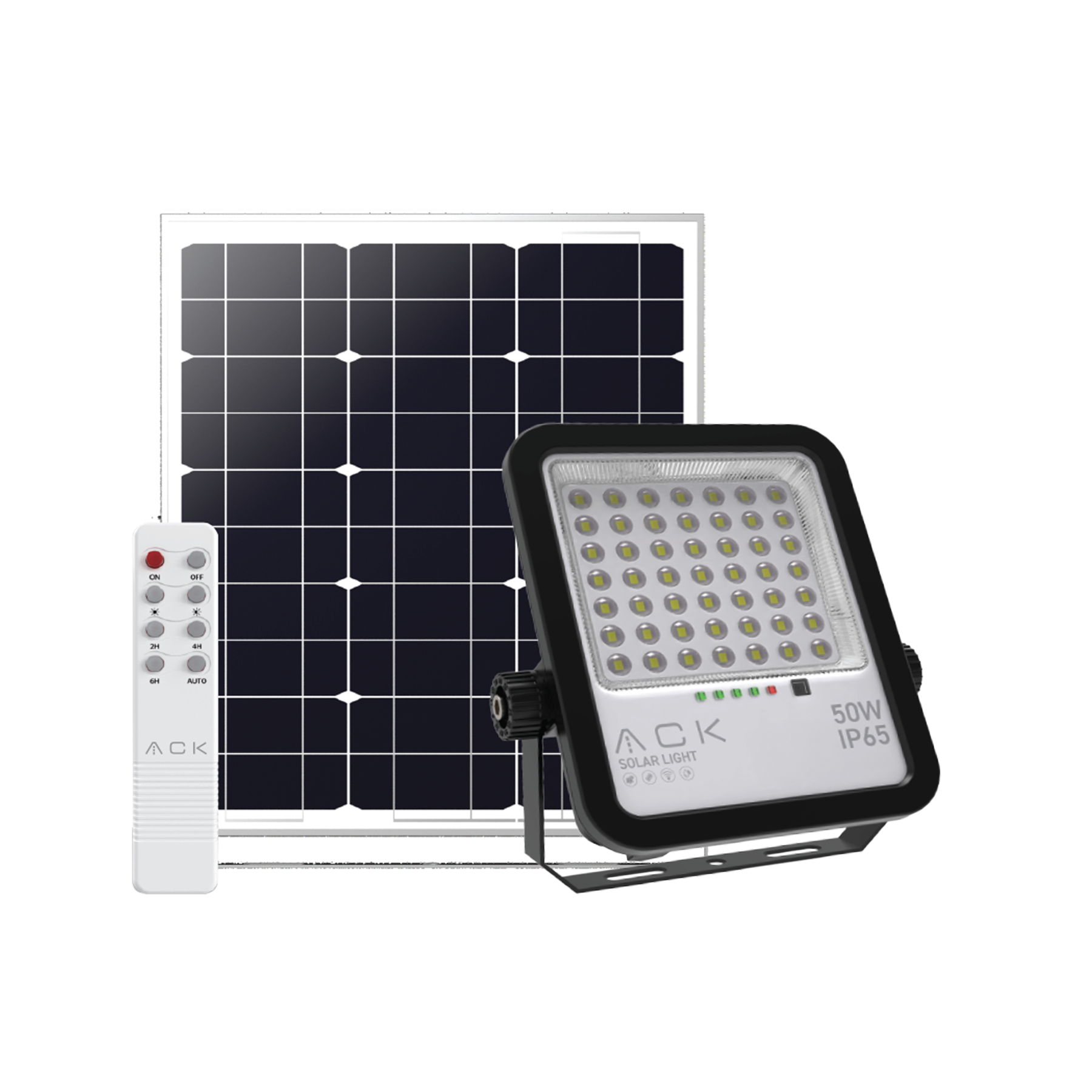 50W Solar Led Projektör - 6500K