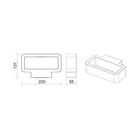 Led Bahçe Aplik DW449