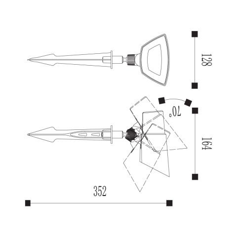 Led Staked Smart Garden Spotlight DG901
