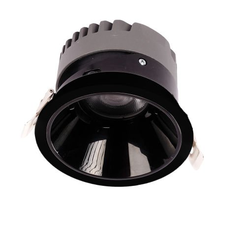 18W Recessed Led Spotlight Luminaire - Black