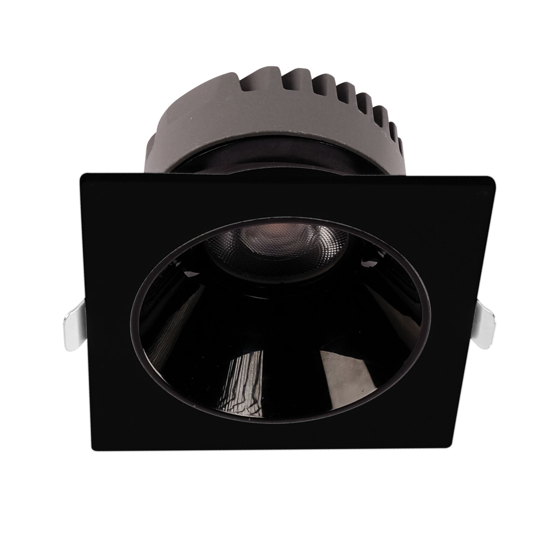 18W Recessed Led Spotlight Luminaire - Black