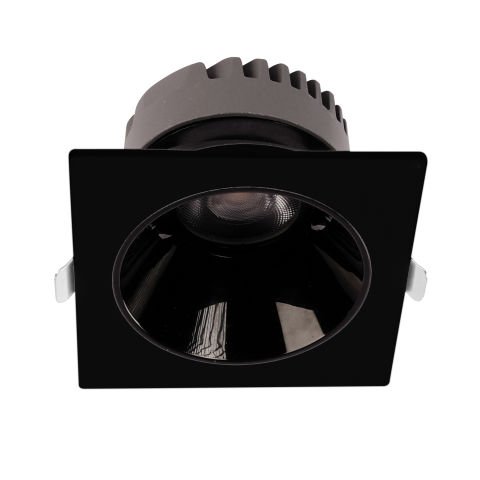 18W Recessed Led Spotlight Luminaire - Black