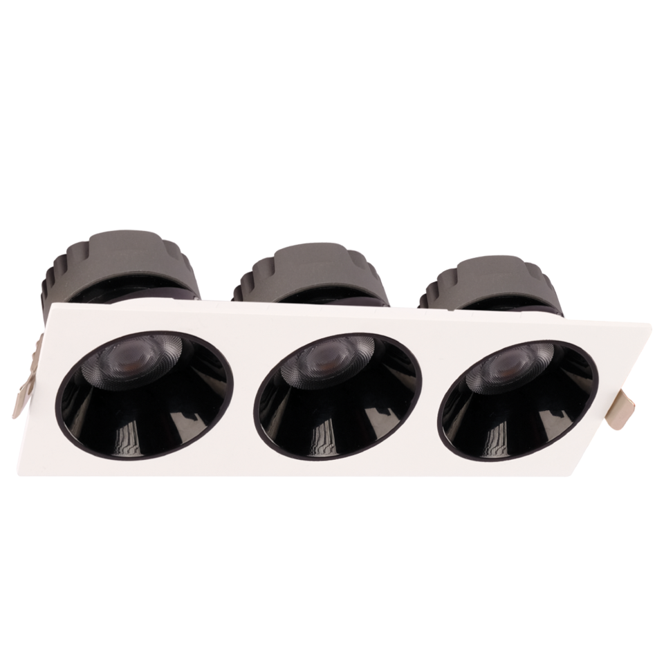 3x10W Recessed Led Spot Luminaire - White