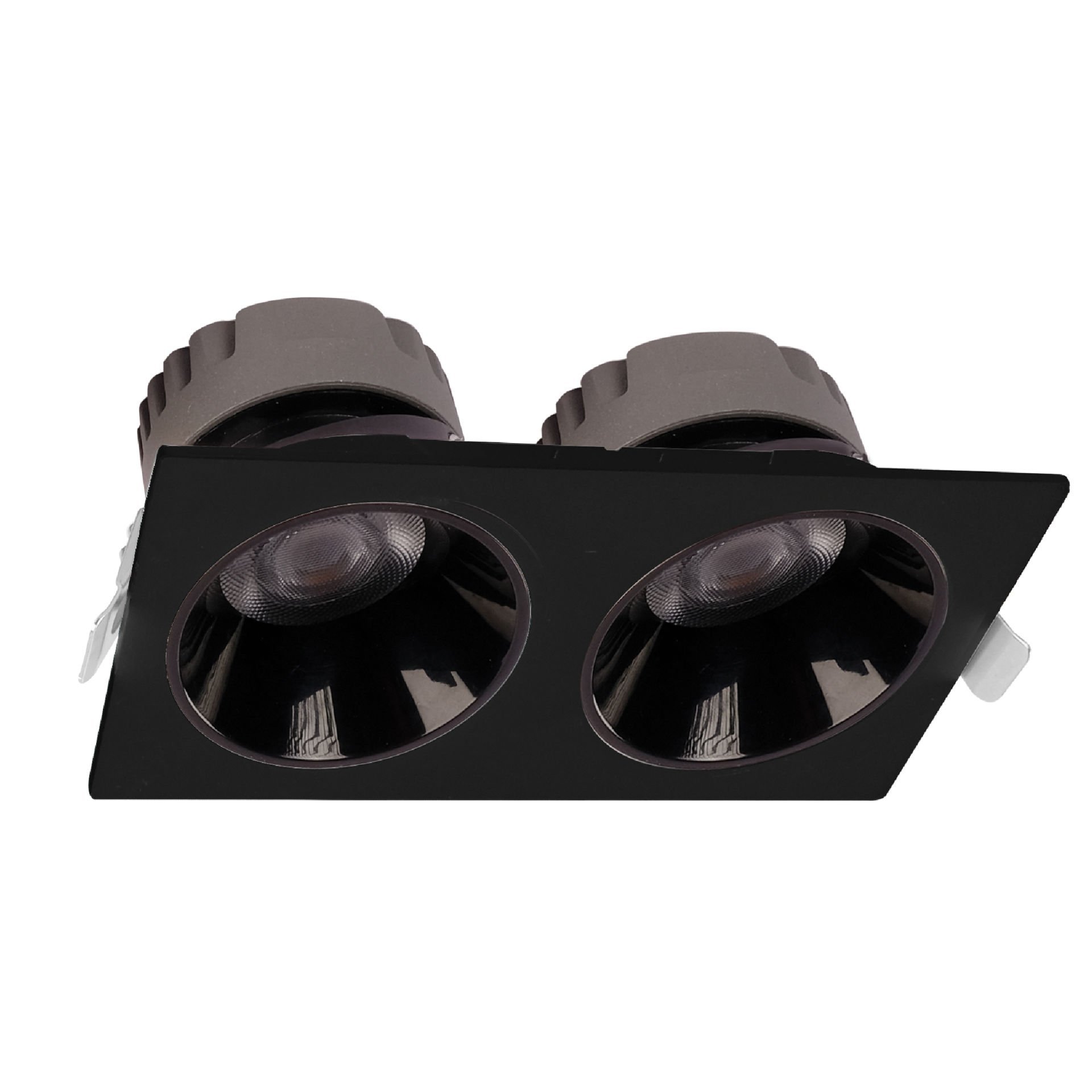 2x18W Recessed Led Spotlight - Black