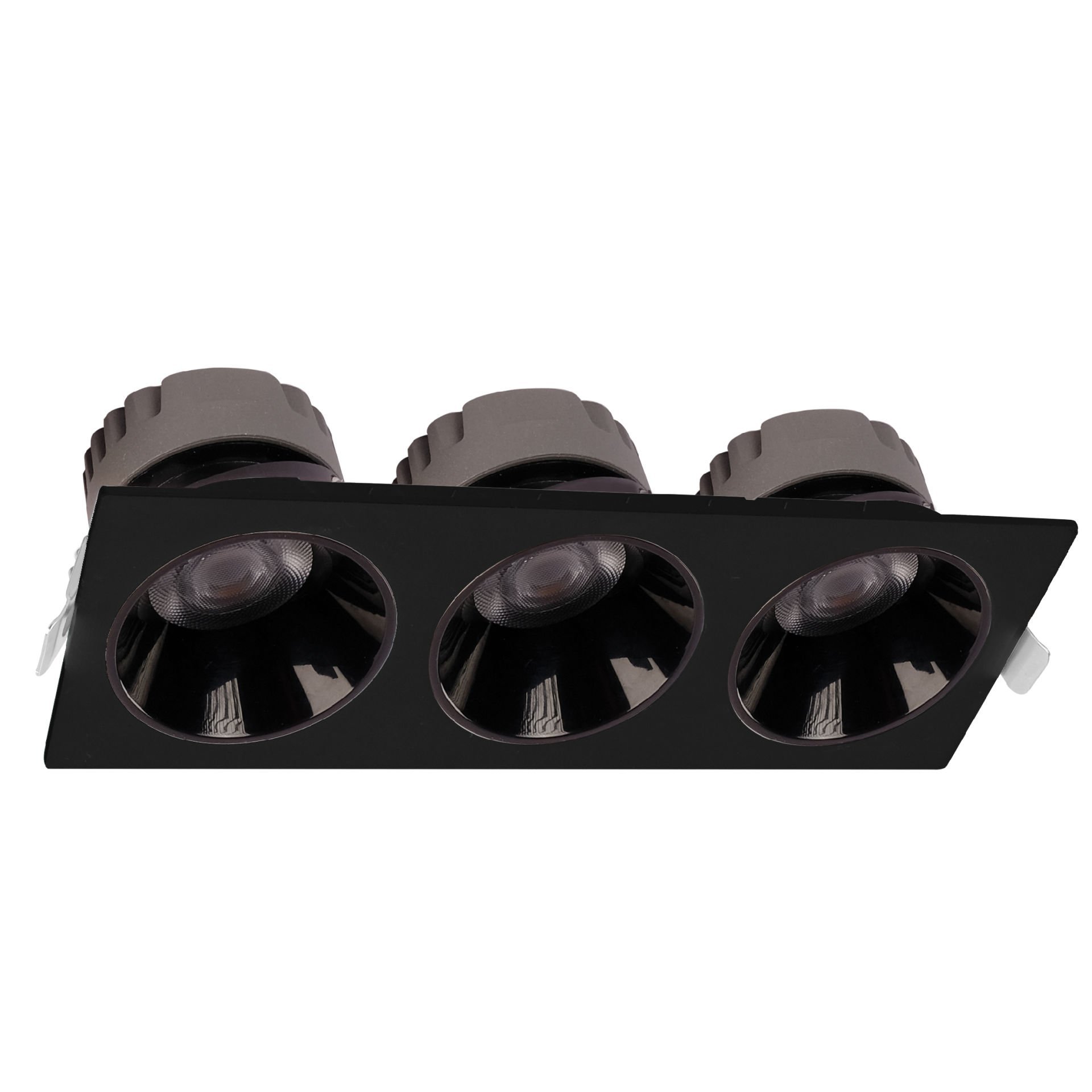 3x25W Recessed Led Spotlight - Black
