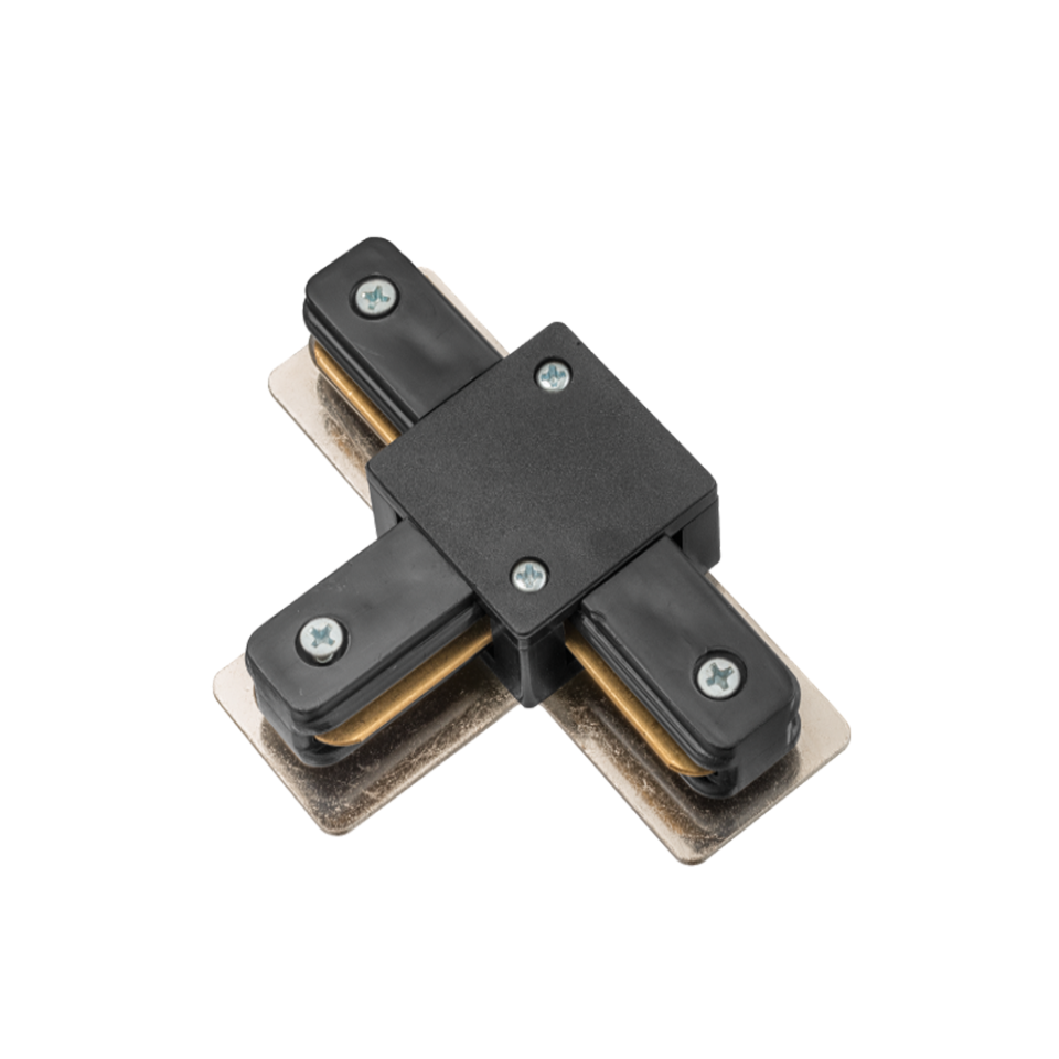 Single Phase Rail T Connection - Black