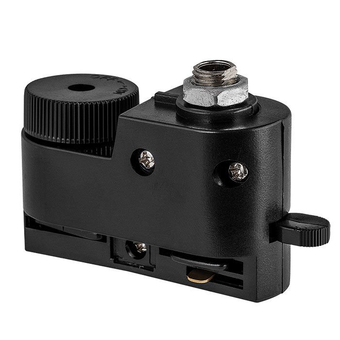 Single Phase Rail Socket - White