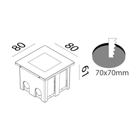 Led Duvar Armatürü DW979 P