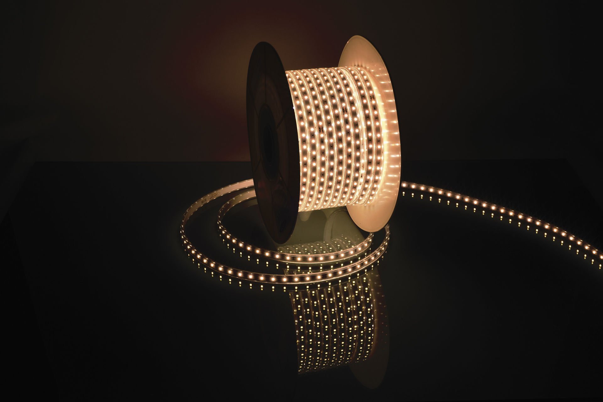 220V Dış Mekan Şerit Led - Amber DE221 A